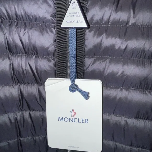 **NWT** Moncler's Raie Short Down Parka Jacket Black XL (size 5) - Picture 9 of 12